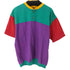 ジターノ GitaNo 90S マルチカラーヘンリーネックS/S TEE ブロックパターン メンズ JPN:L
