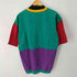 ジターノ GitaNo 90S マルチカラーヘンリーネックS/S TEE ブロックパターン メンズ JPN:L
