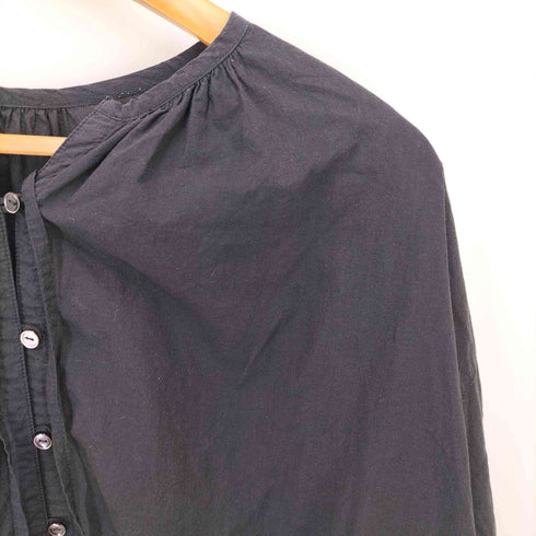 ネストローブ nest Robe オバーサイズフリルブラウス レディース F