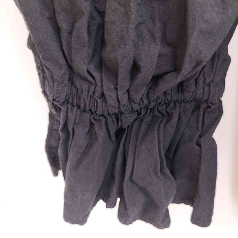 ネストローブ nest Robe オバーサイズフリルブラウス レディース F