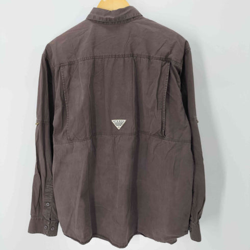 コロンビア Columbia リアルツリーカモ ワンポケットL/Sボタンダウンシャツ 裏地メッシュ メンズ