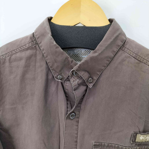 コロンビア Columbia リアルツリーカモ ワンポケットL/Sボタンダウンシャツ 裏地メッシュ メンズ