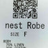 ネストローブ nest Robe 柄切替リネンブラウス レディース F