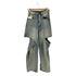 グレイル GRL スリットデニムワイドパンツ レディース JPN:XS