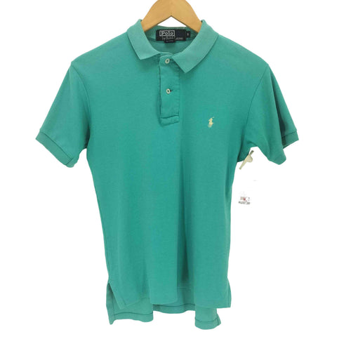 ポロバイラルフローレン Polo by RALPH LAUREN ポロシャツ S コットン 無地 RN41381 レディース import:S