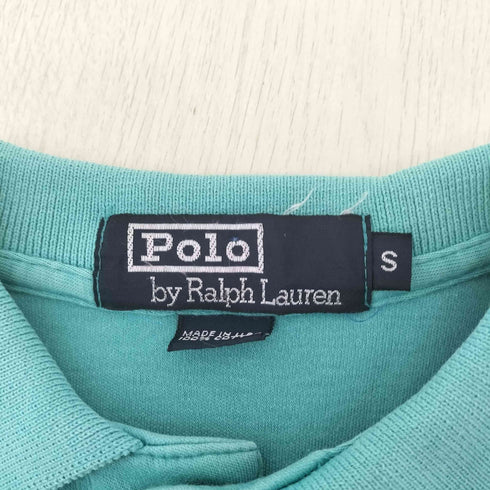 ポロバイラルフローレン Polo by RALPH LAUREN ポロシャツ S コットン 無地 RN41381 レディース import:S