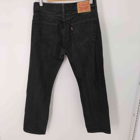リーバイス Levis 505 ストレートブラックデニムパンツ メンズ W32 L30