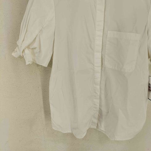 シーバイクロエ SEE BY CHLOE 片ポケ ボックスシルエット 比翼S/Sコットンシャツ レディース EUR:38