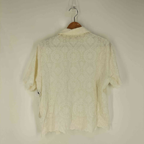 ザラ ZARA COLLECTION エンブロイダリー シャツ レディース import:L