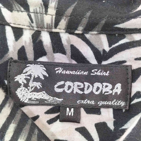 CORDORA 総柄 アロハシャツ オープンカラーシャツ メンズ JPN:M
