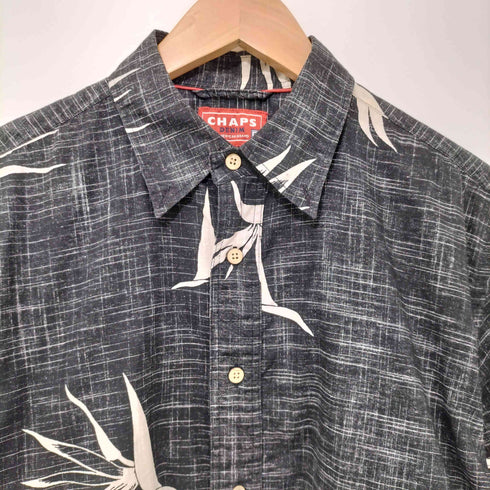 チャップス CHAPS 総柄 コットンオープンカラーシャツ メンズ JPN:M