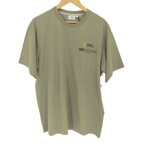 national geographic プリントクルーネックTシャツ メンズ JPN:L