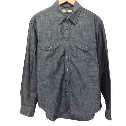 カンサイジーンズ KANSAI JEANS コットン ワークシャツ メンズ JPN:M