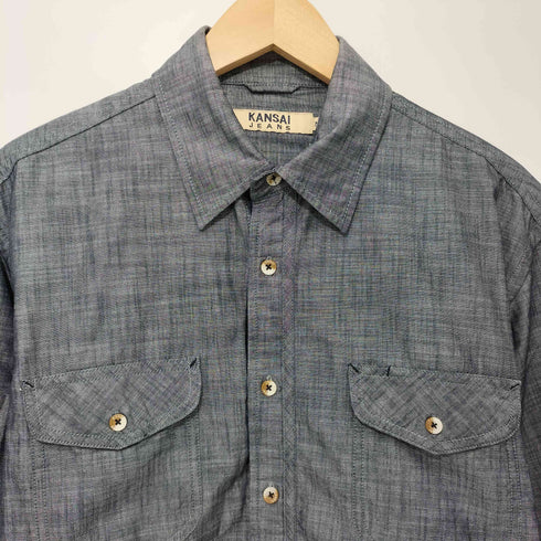 カンサイジーンズ KANSAI JEANS コットン ワークシャツ メンズ JPN:M