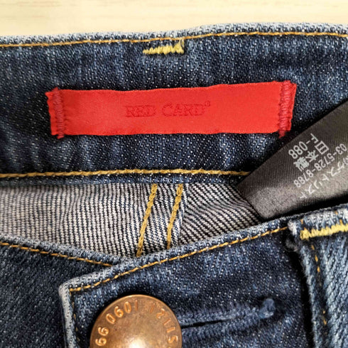 レッドカード REDCARD アンクルボーイフレンドデニム レディース 24