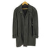SERAPHIN フランス製 裏地カシミヤ混 DEER LEATHER ディアスキン 鹿革 ロング チェスター コート チンスト メンズ EUR:52