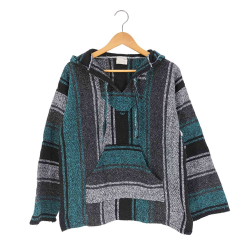 San Patricio メキシコ製 ストライプ メキシカンパーカー メンズ import:S
