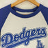 MLB チームロゴ プリント 七分丈 ラグランスリーブ カットソー Tシャツ メンズ