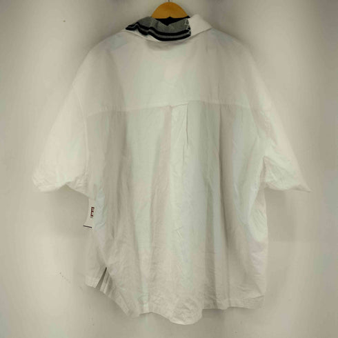 カラー kolor 22SS Rib Docking S/S Shirts ドッキングストライプシャツ メンズ JPN:4