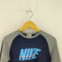 ナイキ NIKE 00s フロントラバーロゴプリント バイカラーラグランL/Sカットソー Y2K レディース JPN:M