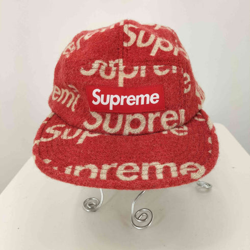 シュプリーム Supreme 18AW Harris Tweed Box Logo Cap メンズ