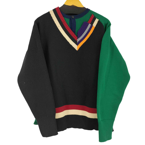 カラー kolor 20SS ESTER YARN KNIT DOCKING KNIT メンズ JPN:3