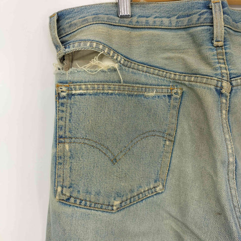 リーバイス Levis 90S 555刻印 バレンシア工場 501 セルビッチダメージデニム メンズ