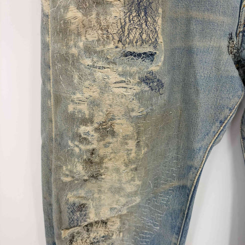 リーバイス Levis 90S 555刻印 バレンシア工場 501 セルビッチダメージデニム メンズ