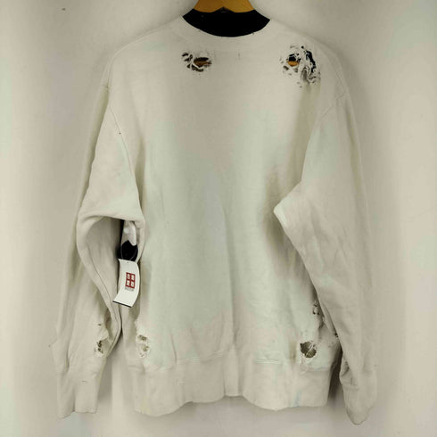 カラー kolor 19AW コットン裏毛起毛 DAMAGE SWEAT メンズ JPN:1