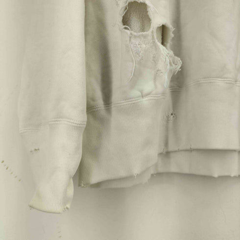カラー kolor 19AW コットン裏毛起毛 DAMAGE SWEAT メンズ JPN:1
