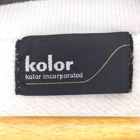 カラー kolor 19AW コットン裏毛起毛 DAMAGE SWEAT メンズ JPN:1