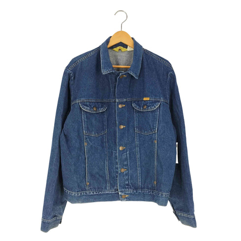 ラスラー RUSTLER USA製 13OZ デニムジャケット メンズ import:L