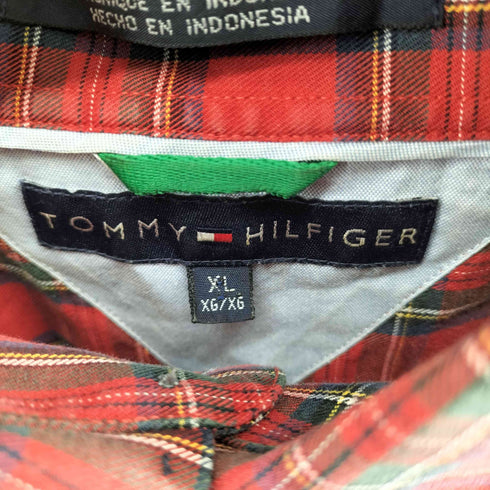 トミーヒルフィガー TOMMY HILFIGER BD L/S チェックシャツ メンズ import:XL