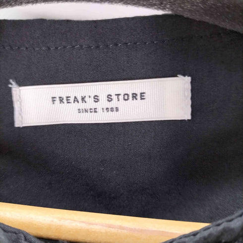 フリークスストア FREAKS STORE フクレジャガードパフスリーブリボンミニワンピース レディース FREE