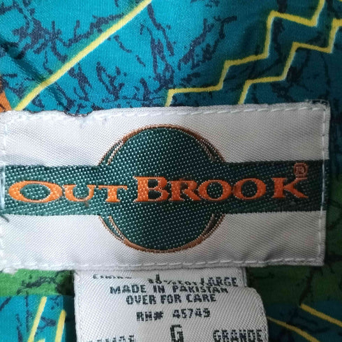 OUT BROOK 総柄 ブルゾンジャケット メンズ import:L