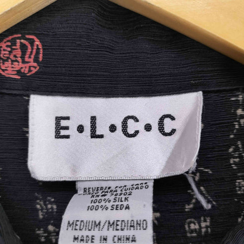 ELCC 御朱印デザインシルクシャツ レディース