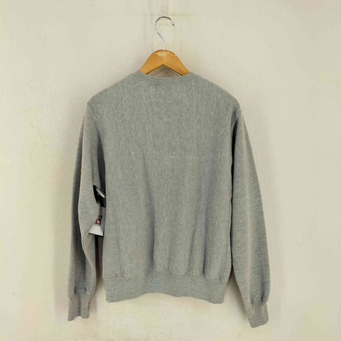 チャンピオン Champion 青単色タグ復刻 REVERSE WEAVE USMA ワッペン クルーネックスウェット メンズ import:S