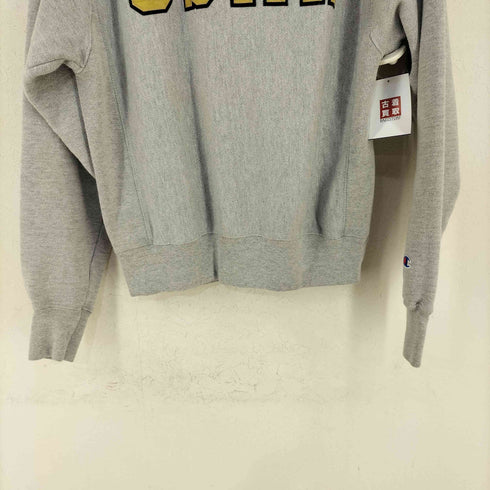 チャンピオン Champion 青単色タグ復刻 REVERSE WEAVE USMA ワッペン クルーネックスウェット メンズ import:S
