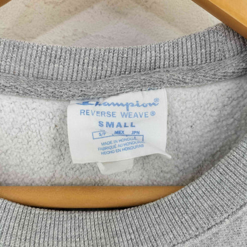 チャンピオン Champion 青単色タグ復刻 REVERSE WEAVE USMA ワッペン クルーネックスウェット メンズ import:S