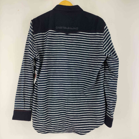 カステルバジャック CASTELBAJAC ボーダーデザイン L/S ウールシャツ メンズ 50