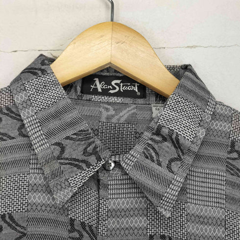 ALAN STUART 総柄ステッチデザインシャツ メンズ JPN:XL