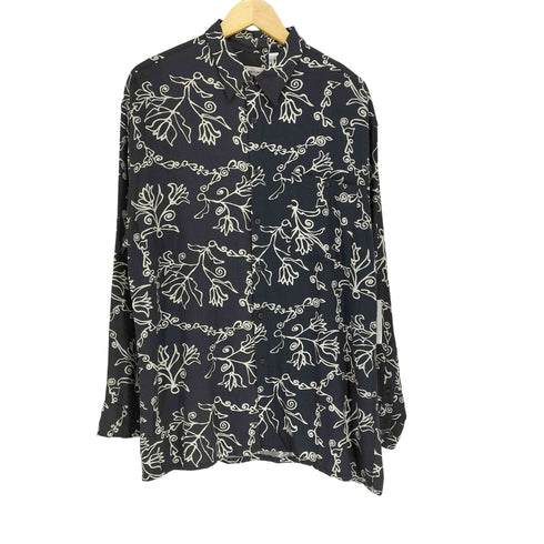 ピエールカルダン pierre cardin 総柄レーヨンシャツ メンズ JPN:L