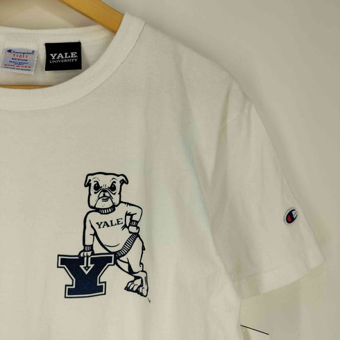 チャンピオン Champion T1011 USA製 カレッジロゴプリント Tシャツ メンズ import:M