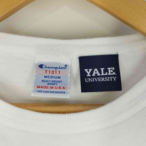 チャンピオン Champion T1011 USA製 カレッジロゴプリント Tシャツ メンズ import:M