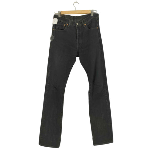 リーバイス Levis 501 ボタンフライブラックデニムパンツ メンズ W30/L36