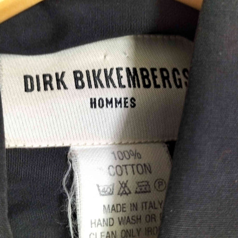 ダークビッケンバーグ DIRK BIKKEMBERGS HOMMES イタリア製 ワイドカラーシャツ メンズ import:S