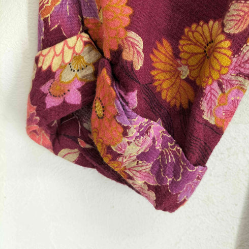 NAPA VALLEY 刺繍&フラワーデザイン開襟シャツ レディース 2X