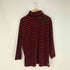 SAG HARBOR ボーダー ベロア タートルネック トップス メンズ import:L