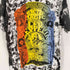 マルチカラーバンドTシャツ メンズ