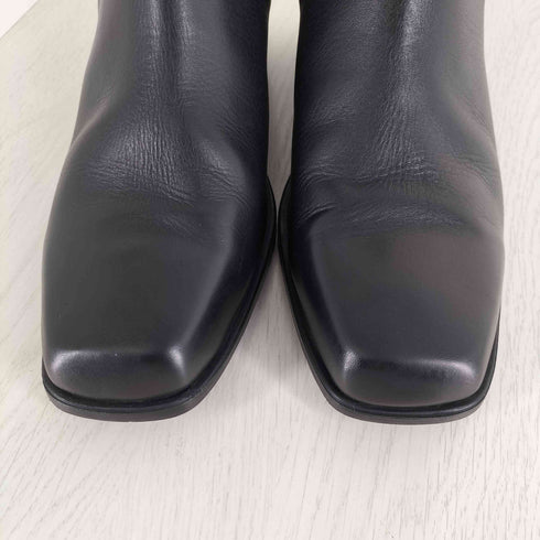 ザラ ZARA スクエアトゥ ヒール サイドゴアブーツ メンズ JPN:27
